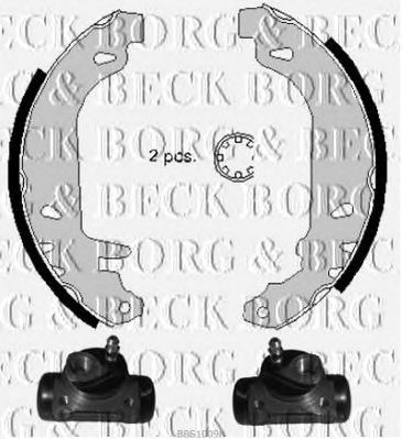 BORG & BECK bbs1009k -  Комплект тормозных колодок